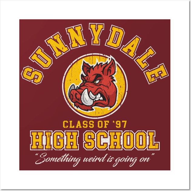 Sunnydale HS Class of 97 Wall Art by Alema Art